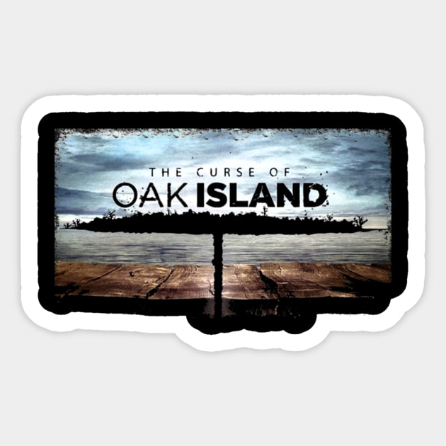 oak island series Sticker by Kimhanderson